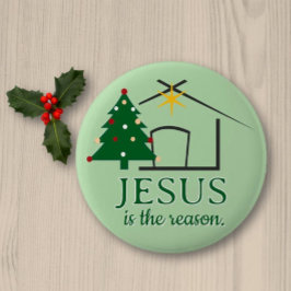 Jesus är Reason Faith-baserad Knapp