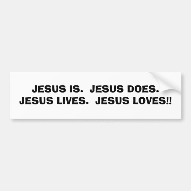 JESUS ÄR.  RELIGIÖS BULA FÖR JESUS DOES.JESUS LIV… BILDEKAL (Framsidan)