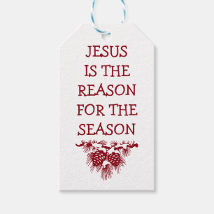 JESUS ÄR RESONERA FÖR SÄSONGjul Presentetikett