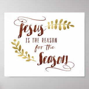 Jesus är resonera för säsongkonstaffischen poster