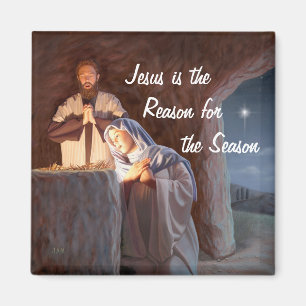 Jesus är resonera för säsongmagneten magnet
