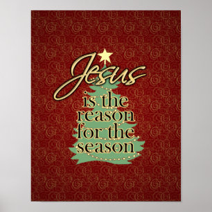 Jesus är resonerakristenjulen poster