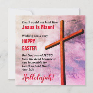 JESUS ÄR RISEN Christian Kor Påsk Julkort