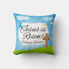 Jesus är Risen, Christian Påsk Kudde