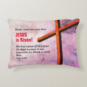 JESUS ÄR RISEN Christian Påsk Prydnadskudde