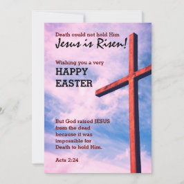 Jesus är Risen GLAD PÅSK Customized Julkort