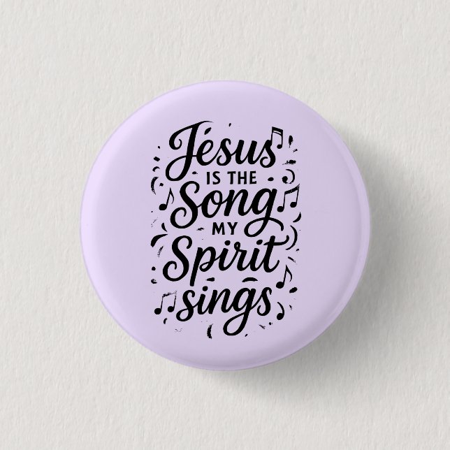 Jesus är sången  knapp (Framsida)