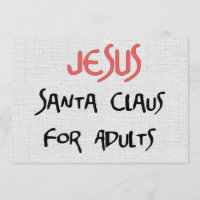 Jesus är Santa för vuxen