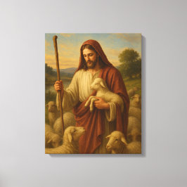 Jesus är Shephard #2™ LDS Wall Art Canvas