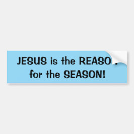 JESUS är SKÄLET till SEASON! Bildekal