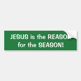 JESUS är SKÄLET till SEASON! Bildekal