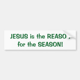 JESUS är SKÄLET till SEASON! Bildekal
