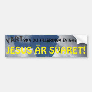 JESUS ÄR SVARET! BILDEKAL