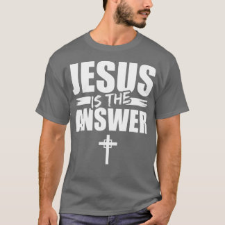 Jesus är svaret Jesus (2) T Shirt