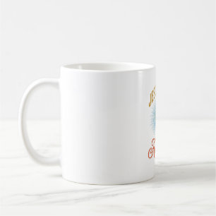 Jesus Är Svaret Kristet Kors Vektor Design_ Kaffemugg