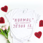 Jesus är tillbaka T-shirt för henne<br><div class="desc">Christian t-shirt med biblisk vers från avslöjande 14 (Jesus kommer tillbaka) . I blandad kalligrafi och minimalistisk typografi. Det här trendiget är den moderna trosdesignen perfektens gåva och mode påstående. #christian #religion #scripture #religion #bible #jesus</div>