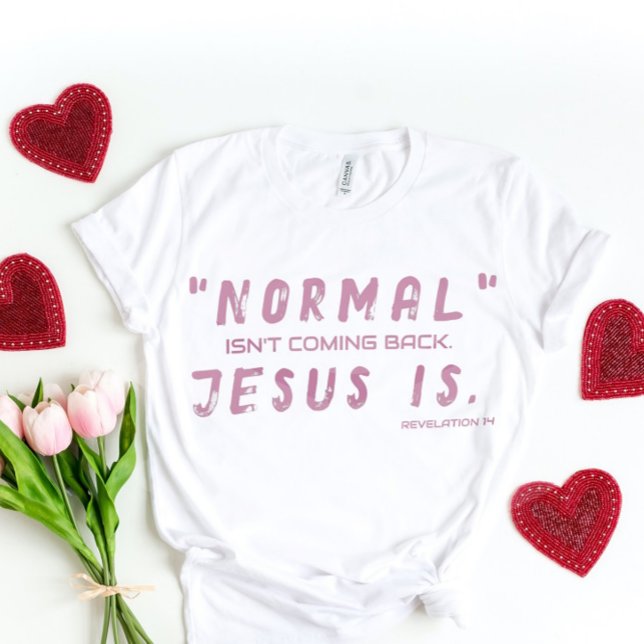 Jesus är tillbaka T-shirt för henne (Skapare uppladdad)