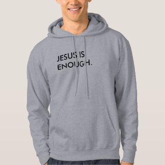 Jesus är tillräckligt med svensk tröja. hoodie