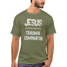 Jesus är Trauma Terminator QR-kodskrifter