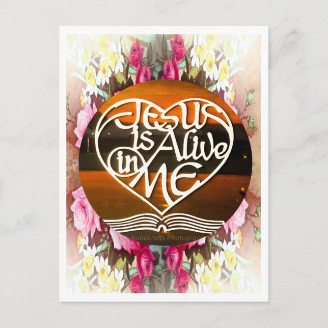 JESUS är & Tröstaren ...Postkort Vykort (Framsida)