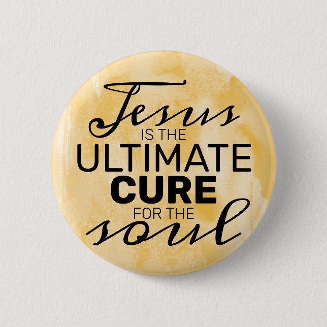 Jesus är Ultimate Cure för Soul Knapp (Framsida)