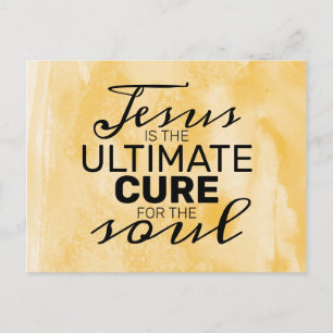 Jesus är Ultimate Cure för Soul Vykort