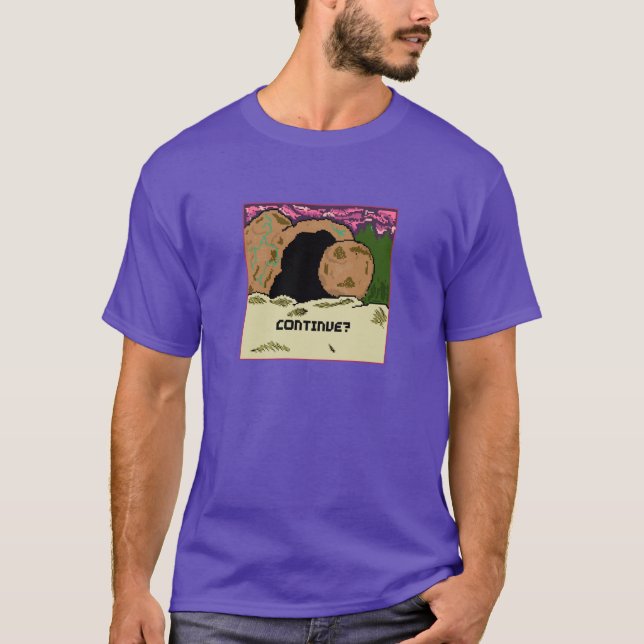 Jesus är uppe i 8 bitar t shirt (Framsida)