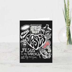 Jesus Är Vägen Kristna Bibelvers Gud Tro W Kort