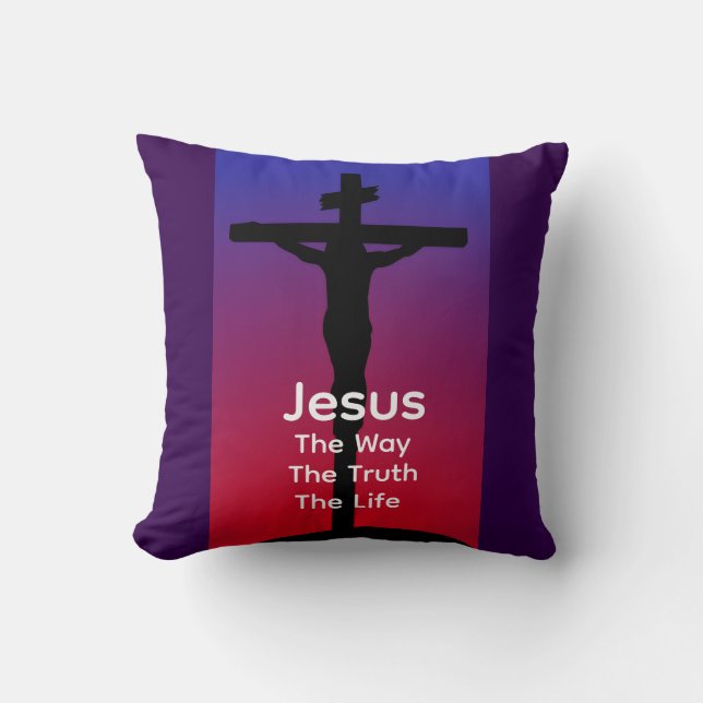 Jesus är vägen kudde (Framsida)