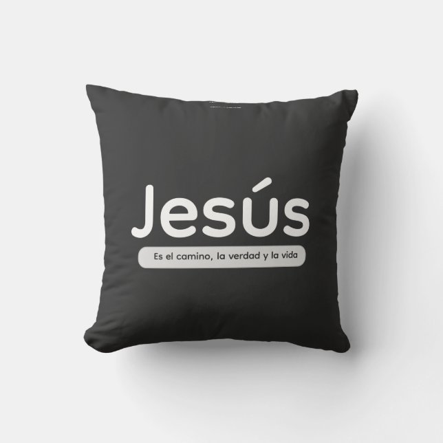 Jesus är vägen, sanningen och livet kudde (Framsida)
