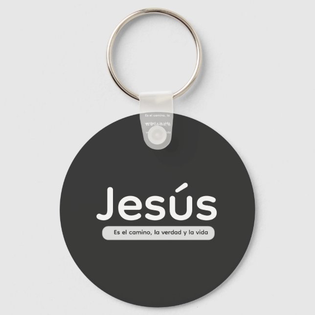 Jesus är vägen, sanningen och livet nyckelring (Framsida)