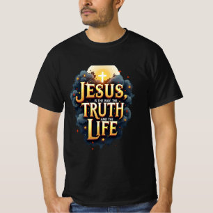 Jesus är vägen, sanningen och livet t shirt