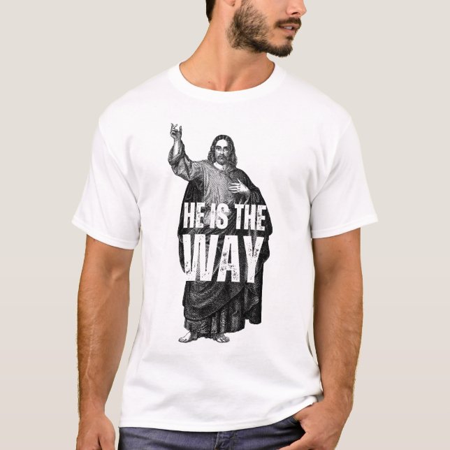 Jesus är vägen t shirt (Framsida)