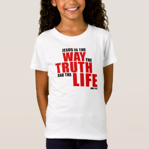JESUS är VÄGEN TRUTH och LIFE - John 14 T Shirt