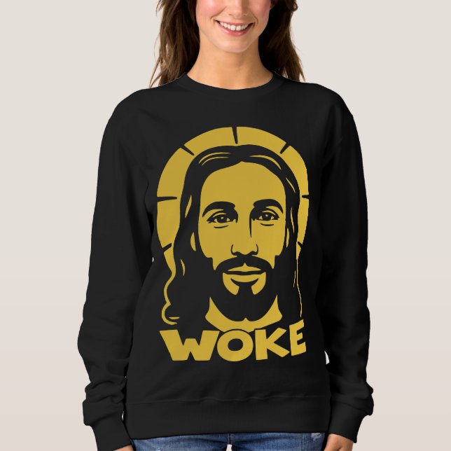 Jesus Är Vaken Liberal T Shirt (Framsida)