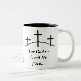 Jesus är vår Lord mug#2 Två-Tonad Mugg