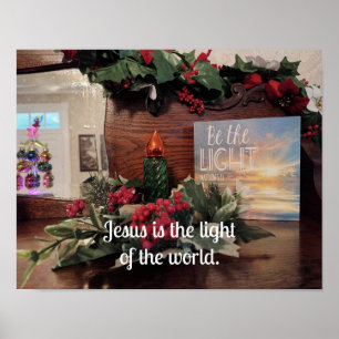 Jesus är världens ljus. poster