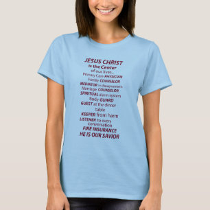 Jesus är vårt livs centrum t shirt