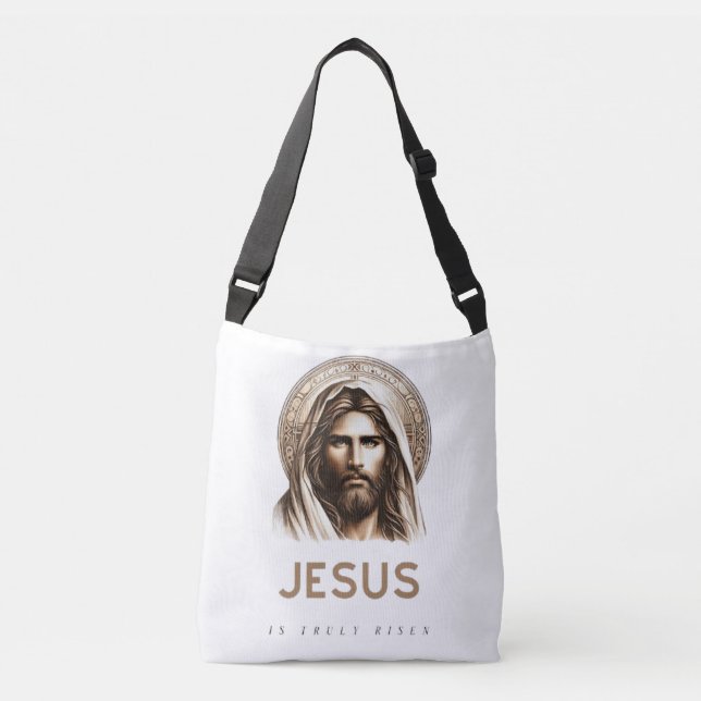 Jesus är verkligen uppstånden! axelväska (Framsida)
