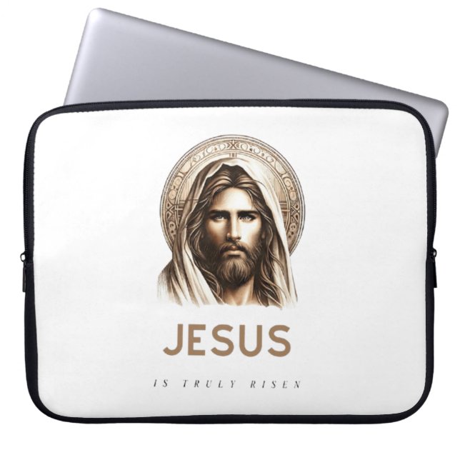 Jesus är verkligen uppstånden! laptop fodral (Framsidan)