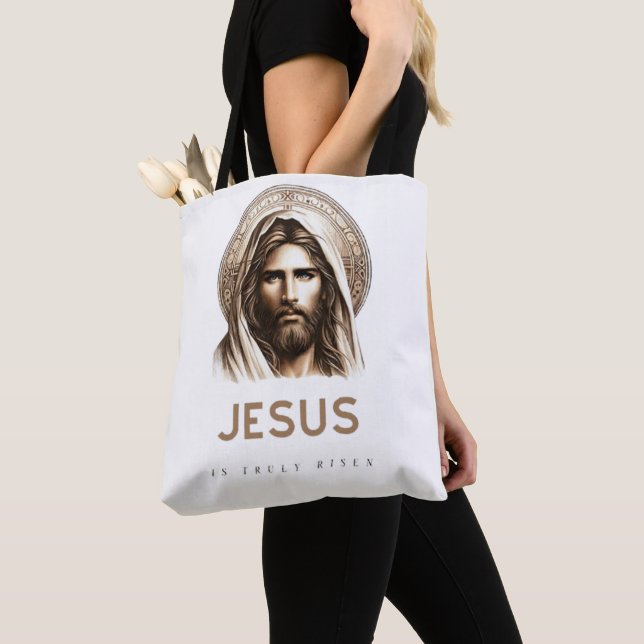 Jesus är verkligen uppstånden! tygkasse (Närbild)