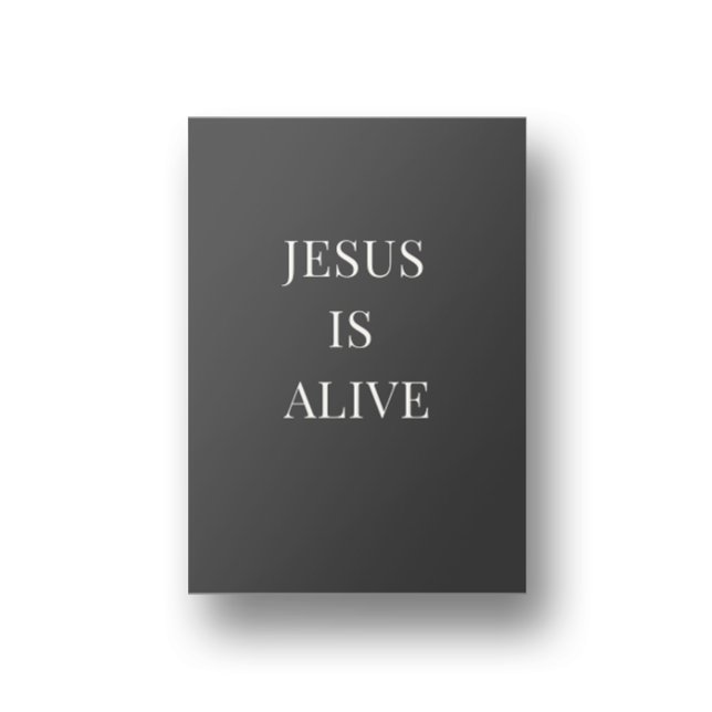 Jesus Är Vid Liv Kristet Väggkonst Affisch  (Skapare uppladdad)