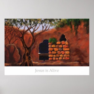 Jesus är vid liv poster
