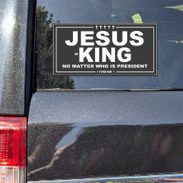 Jesus är vinyldealen Kung Kampanj Stil Klistermärken