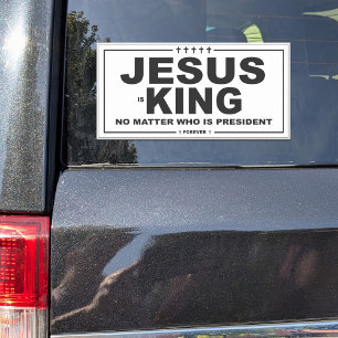 Jesus är vinyldealen Kung Kampanj Stil Klistermärken