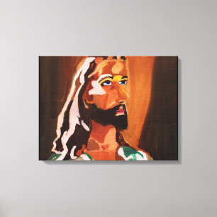 JESUS-arbetsyta Canvastryck