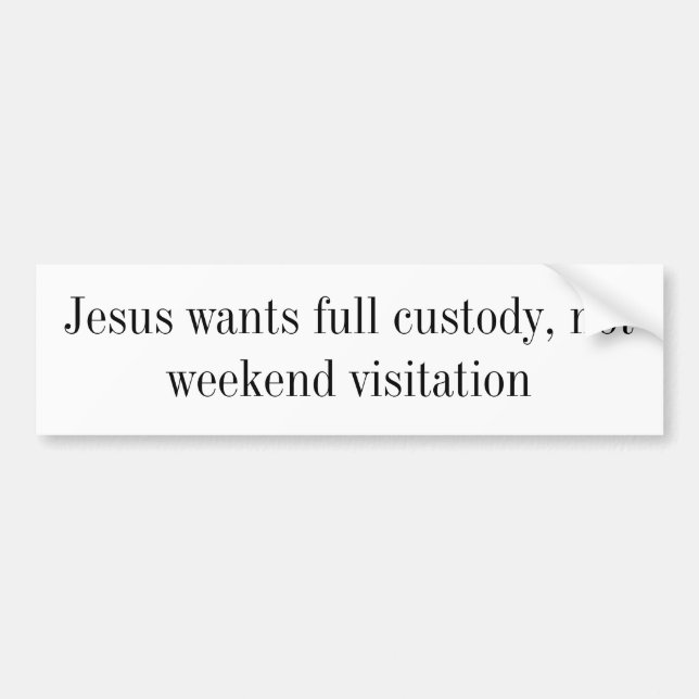 Jesus arrestbildekal bildekal (Framsidan)