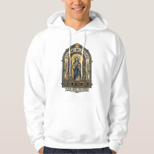 Jesus Art Deco Gospel Jesus Art Deco Kristna Tro Hoodie