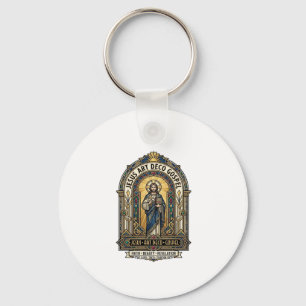 Jesus Art Deco Gospel Jesus Art Deco Kristna Tro Nyckelring