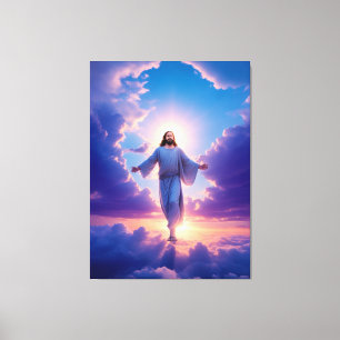 Jesus Art Gud välsigne Canvastryck